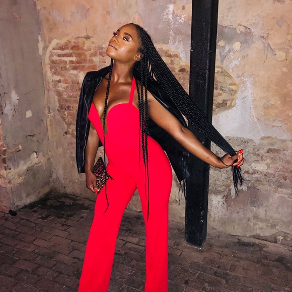 Red Jumpsuit - Picture 2 of 2